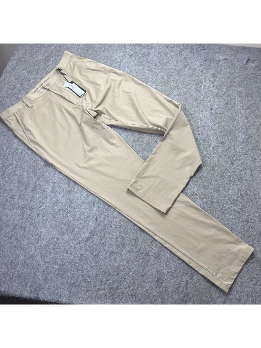 Rhone Commuter Pants Men 36 x 33 Beige Khaki Slim Tech Golf Chino 100036